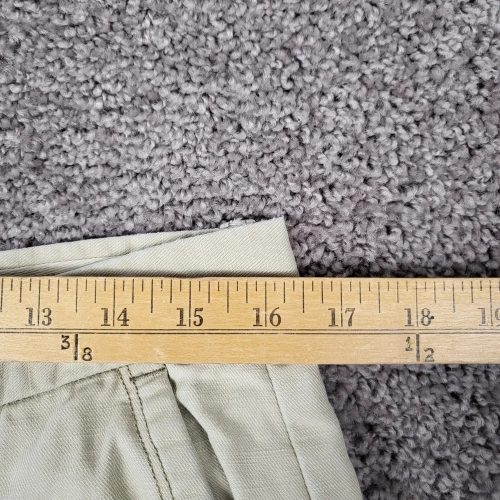 Tommy Bahama Chino Pants Mens 34 Khaki Good Linen Cotton Relaxed Straight Leg